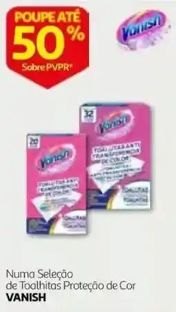 Auchan Toalhitas proteção de cor vanish promoção