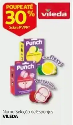 Auchan esponjas vileda promoção
