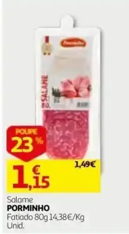 Auchan Salame Porminho promoção