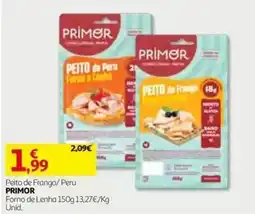 Auchan Peito de Frango/ Peru Primor promoção