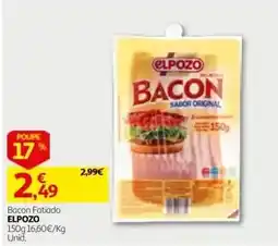 Auchan Bacon Fatiado Elpozo promoção