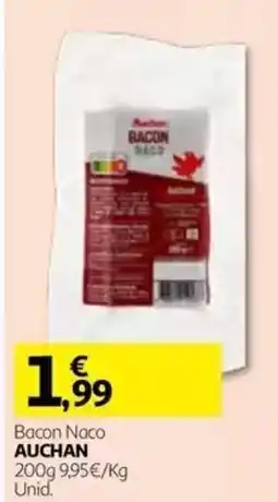 Auchan Bacon Naco Auchan promoção