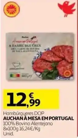 Auchan Hambúrgueres dop auchan à mesa em portugal promoção