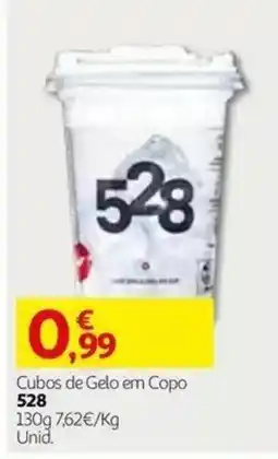 Auchan Cubos de Gelo em Copo 528 promoção