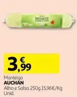 Auchan Manteiga Auchan Alho e Salsa promoção