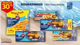 Auchan douradinhos 100% filete de peixe promoção
