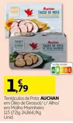 Auchan Tentáculos de Pota Auchan promoção
