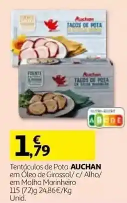 Auchan Tentáculos de Pota Auchan promoção