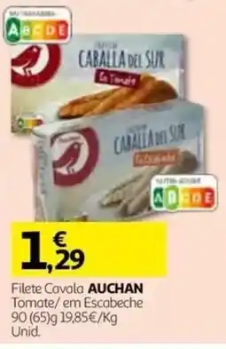 Auchan Filete Cavala AUCHAN promoção
