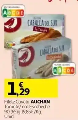 Auchan Filete Cavala AUCHAN promoção