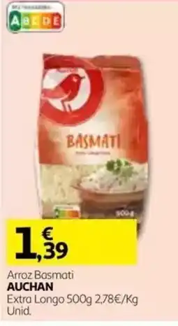 Auchan Arroz Basmati Auchan promoção