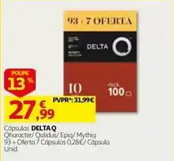 Auchan Cápsulas Delta Q promoção