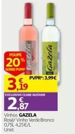 Auchan Vinhos gazela promoção
