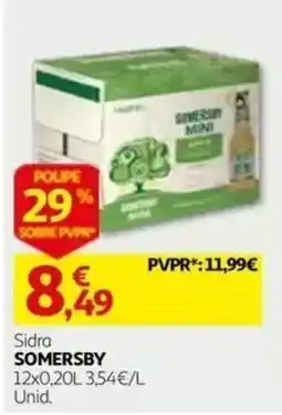 Auchan Sidra Somersby promoção
