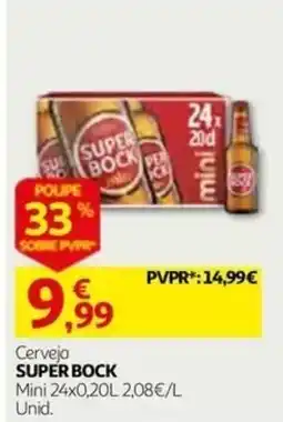 Auchan Cerveja Super Bock promoção