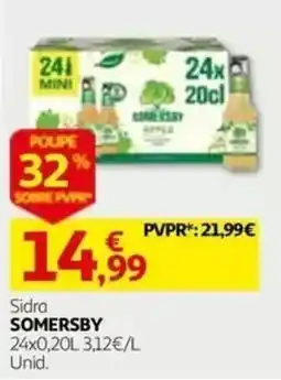 Auchan Sidra Somersby promoção