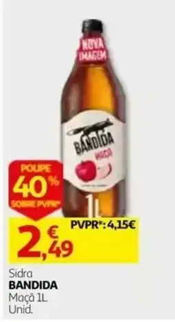 Auchan Sidra Bandida Maçã promoção