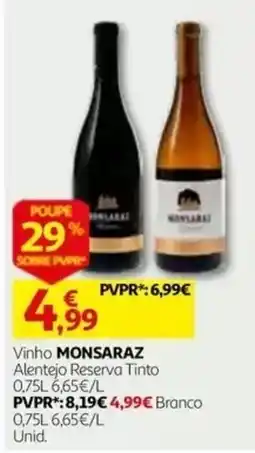 Auchan Vinho Monsaraz promoção