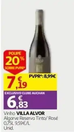 Auchan Vinho Villa Alvor promoção