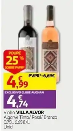 Auchan Vinho Villa Alvor promoção