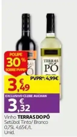 Auchan Vinho Terras Dopó promoção