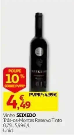Auchan Vinho seixedo promoção
