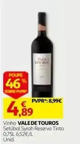 Auchan Vinho Vale de Touros promoção