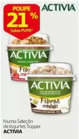 Auchan activia fibras mix&go chocolate negro 70% promoção