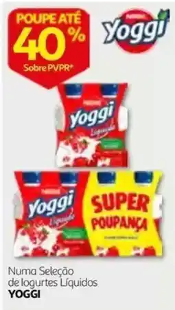 Auchan logurtes líquidos yoggi promoção