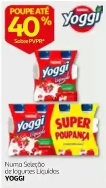 Auchan logurtes líquidos yoggi promoção
