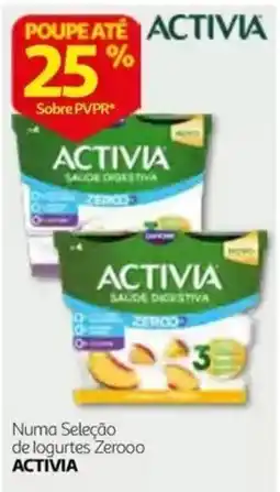 Auchan Numa Seleção de logurtes Zerooo ACTIVIA promoção