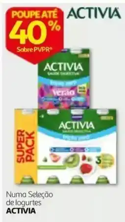 Auchan logurtes activia promoção