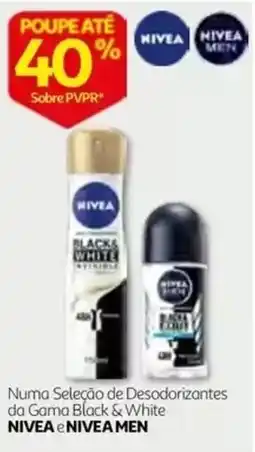 Auchan Nivea desodorantes black & white promoção