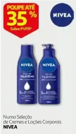 Auchan cremes e loções corporais nivea promoção