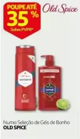 Auchan Old Spice numa seleção de géis de banho promoção