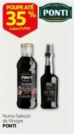 Auchan Numa Seleção de Vinagre Ponti promoção