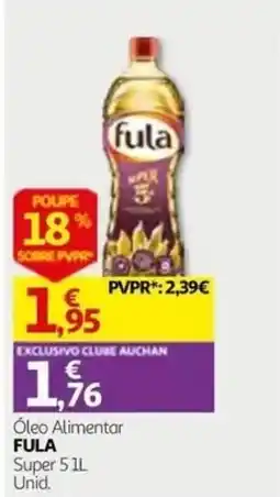 Auchan Óleo Alimentar Fula Super promoção