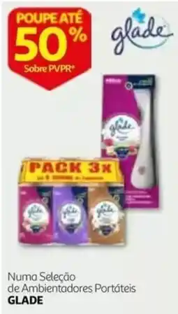 Auchan Ambientadores Portáteis Glade promoção