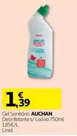 Auchan Gel Sanitário Auchan promoção