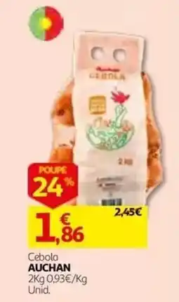 Auchan Cebola Auchan promoção