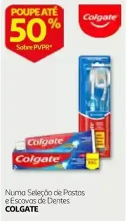 Auchan Numa Seleção de Pastas e Escovas de Dentes Colgate promoção