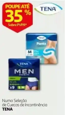 Auchan Cuecas de incontinência tena men active fit promoção