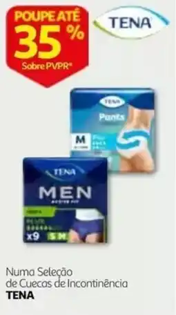 Auchan Cuecas de incontinência tena promoção