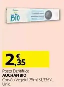 Auchan Pasta Dentífrica Auchan Bio promoção