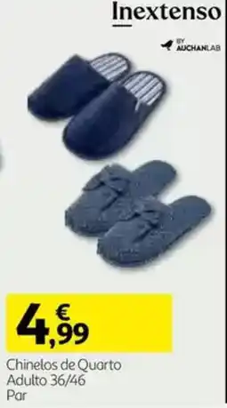Auchan Inextenso Chinelos de Quarto promoção