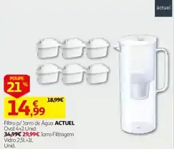 Auchan Filtro p/ Jarro de Água Actuel promoção