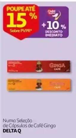 Auchan Cápsulas de Café Ginga Delta Q promoção