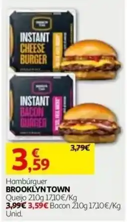 Auchan Hambúrguer brooklyn town promoção