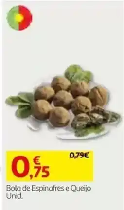 Auchan Bola de Espinafres e Queijo Unid. promoção