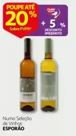 Auchan Numa Seleção de Vinhos Esporão promoção
